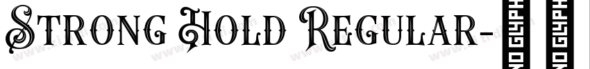 Strong Hold Regular字体转换